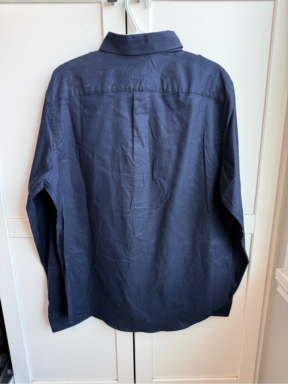 NWT Goodfellow & Co Navy Button-Down Oxford Shirt Size L - Picture 3 of 3